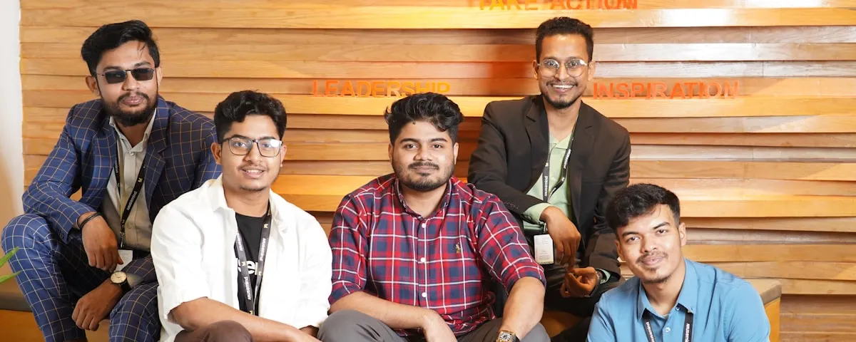 Indian entrepreneurs collaborating at a business meetup
