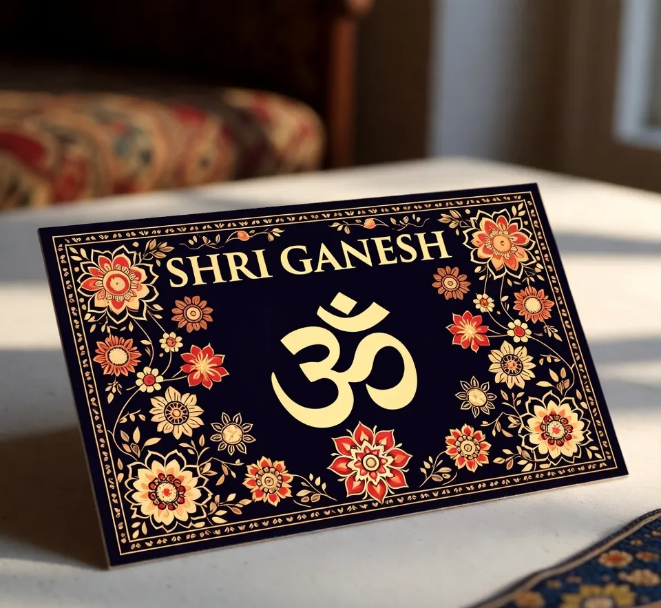 Ethnic business card design